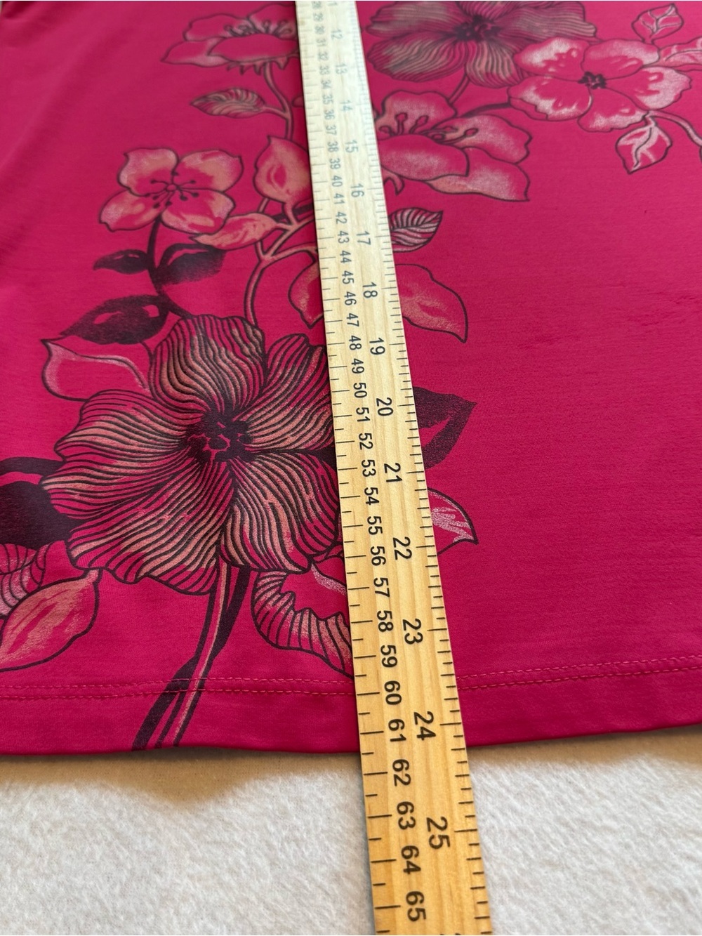 Tranquility by Soma Womens Short Sleeve T Shirt Pink Floral Cottagecore Sz Large - Picture 12 of 12